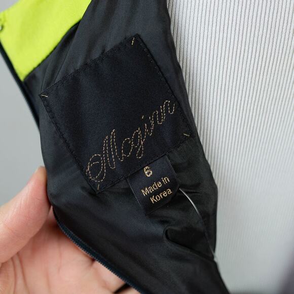 McGinn NEW Gray White Embroidered Circle Fit Flare Sleeveless Dress 6 POCKETS - Picture 5 of 6